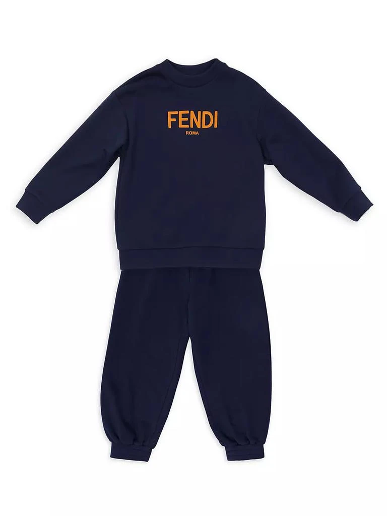 商品Fendi|Little Girl's & Girl's Cotton Logo Sweatshirt,价格¥1946,第2张图片详细描述