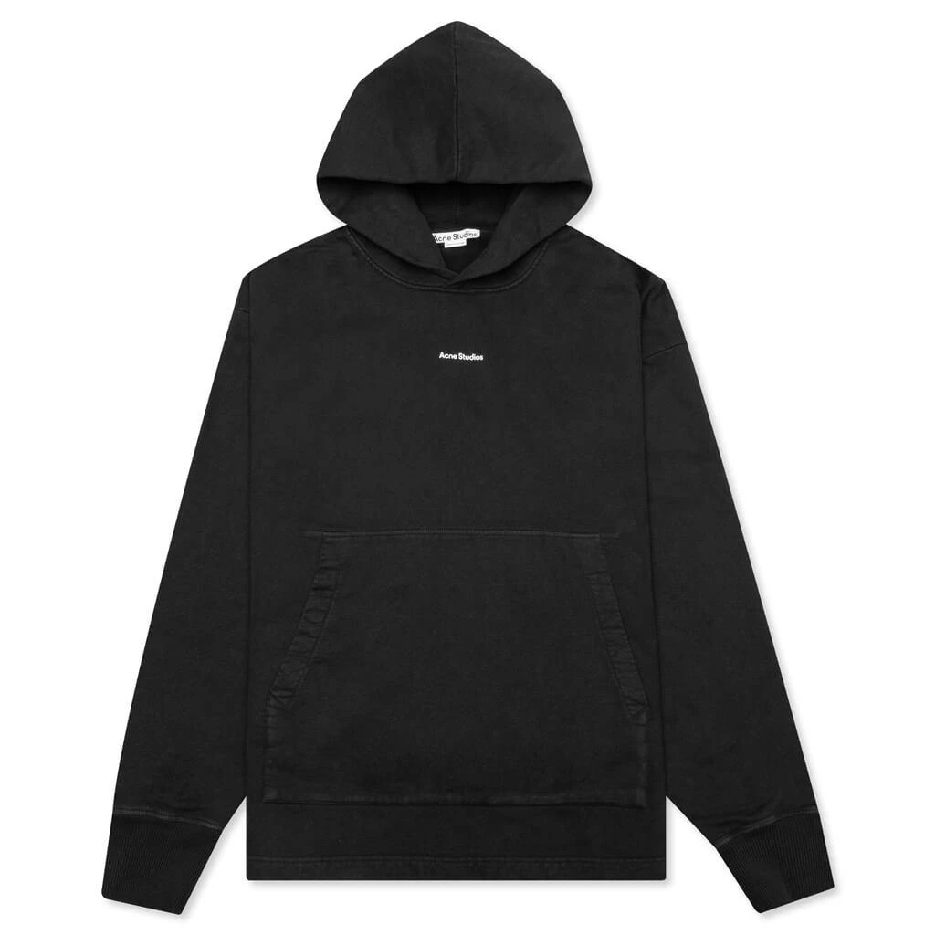 商品Acne Studios|Franklin Stamp Hooded Sweatshirt - Black,价格¥2259,第1张图片