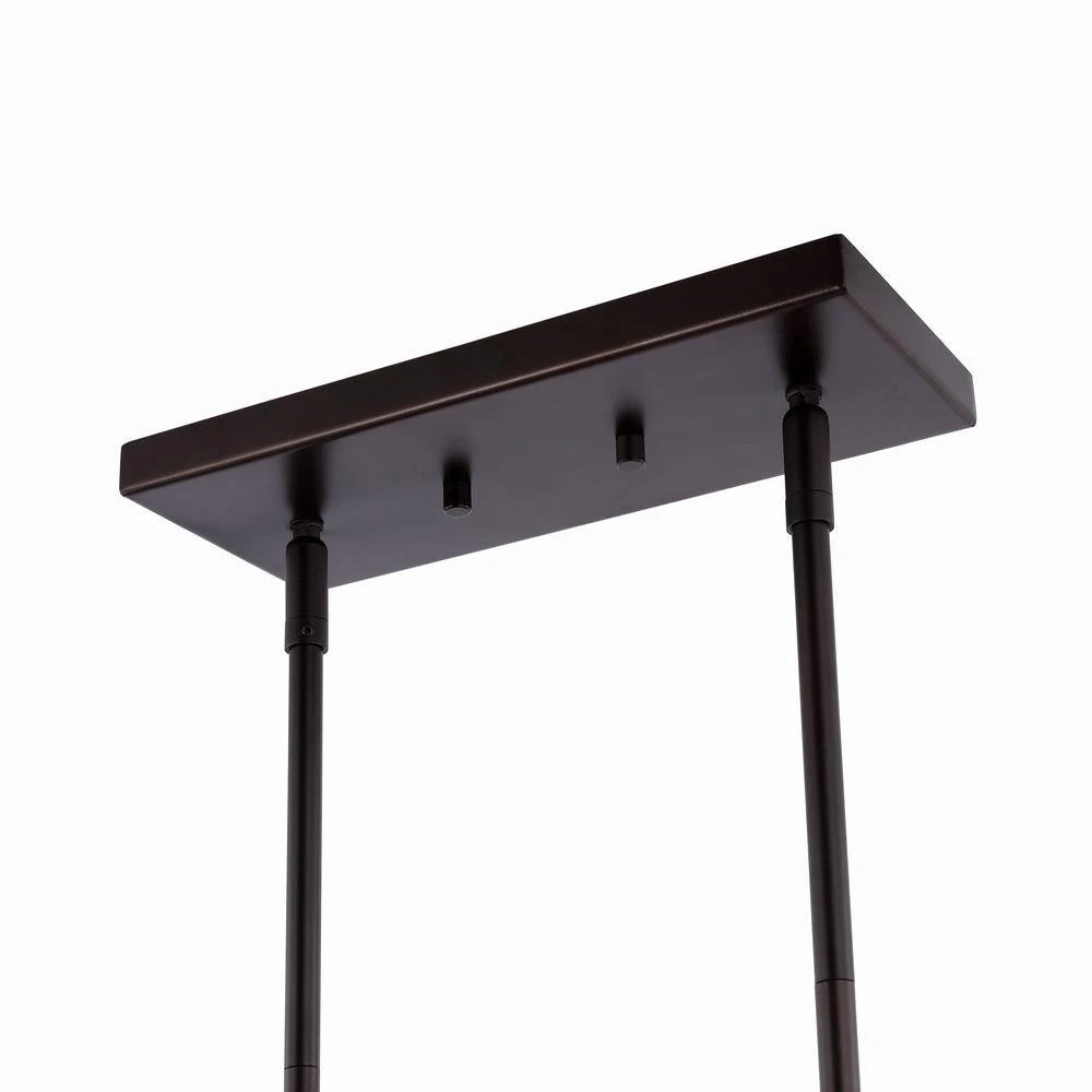 Cade 34.25" 3-Light  Metal Farmhouse Industrial LED Pendant 商品