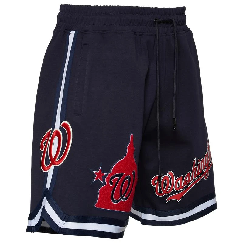 商品Pro Standard|Pro Standard Nationals Team Logo Shorts - Men's,价格¥562,第3张图片详细描述