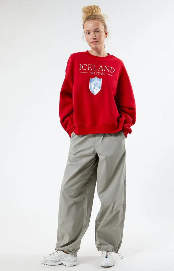 商品PacSun|Iceland Ski Team Crew Neck Sweatshirt,价格¥219,第1张图片