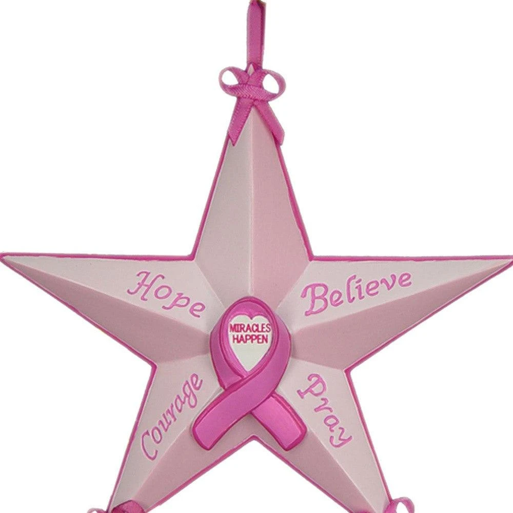 商品Homezia|Set of Six Star Shaped Breast Cancer Awareness Christmas Ornaments,价格¥402,第3张图片详细描述