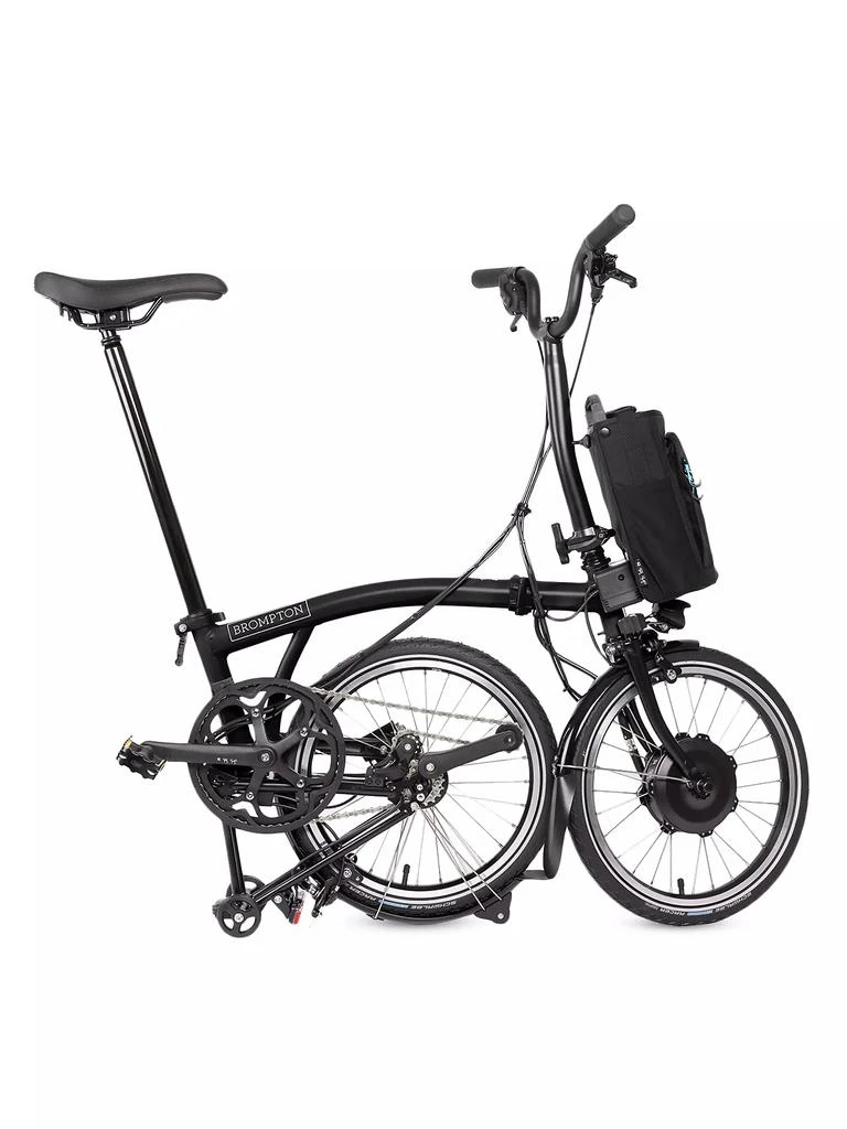 商品Brompton Bikes|Electric C Line 12 Speed Mid Handlebar Folding Bike,价格¥32003,第2张图片详细描述