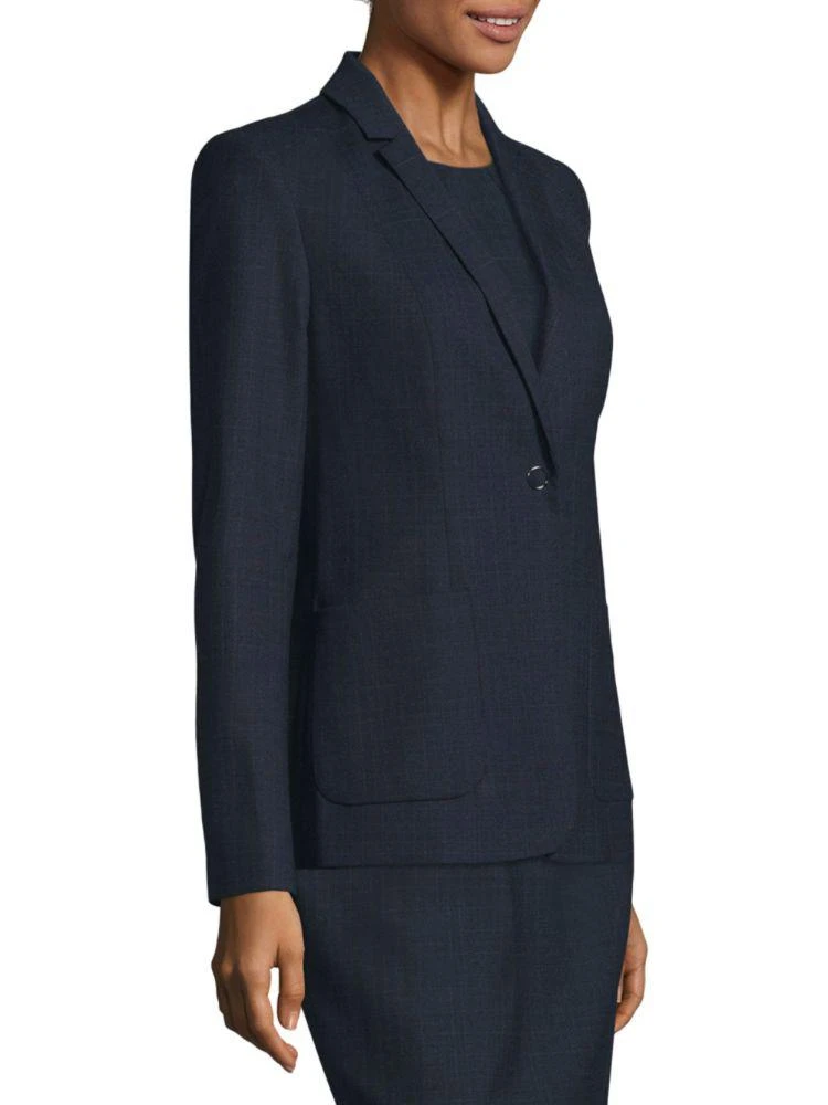 商品Tahari|Wendy One-Button Blazer,价格¥631,第3张图片详细描述