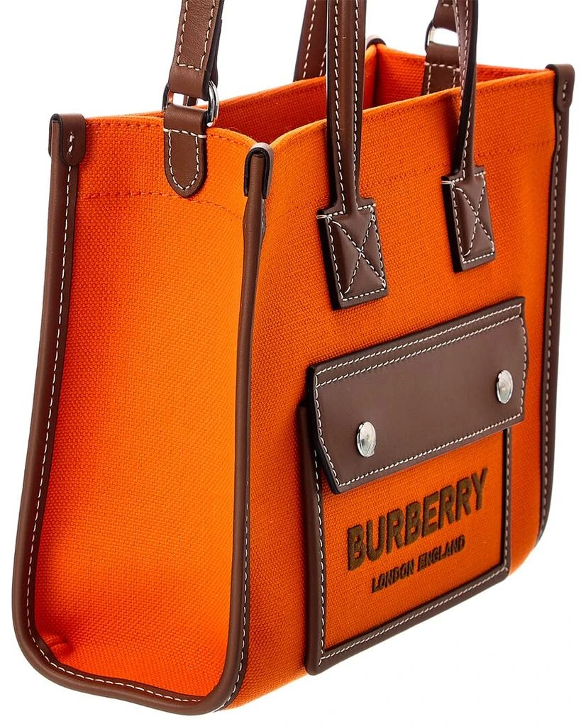商品Burberry|Burberry Freya Mini Canvas & Leather Tote,价格¥5501,第3张图片详细描述