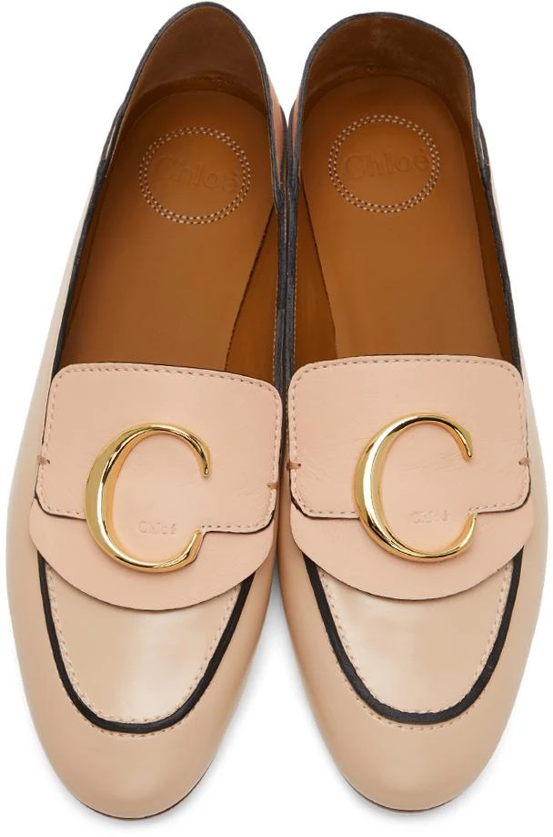 商品Chloé|Pink Shiny Loafers,价格¥2850,第5张图片详细描述