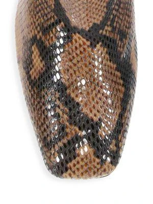 商品Stuart Weitzman|Caressa Python-Embossed Leather Sock Boots,价格¥1381,第4张图片详细描述