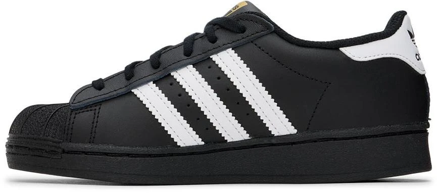 商品Adidas|Kids Black Superstar Sneakers,价格¥383,第3张图片详细描述