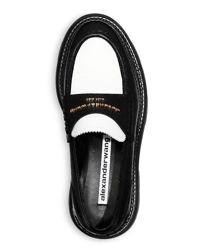 商品Alexander Wang|Women's Carter Slip On Platform Loafer Flats,价格¥3576,第3张图片详细描述