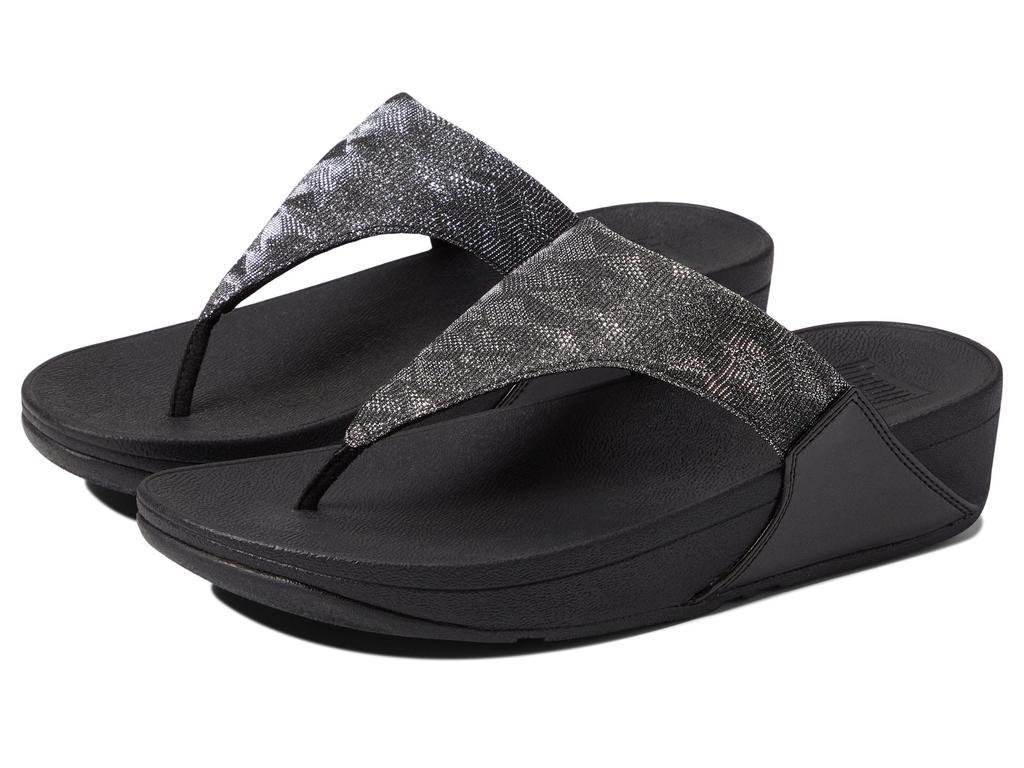商品FitFlop|Lulu Glitz Toe Post Sandals,价格¥392-¥549,第1张图片