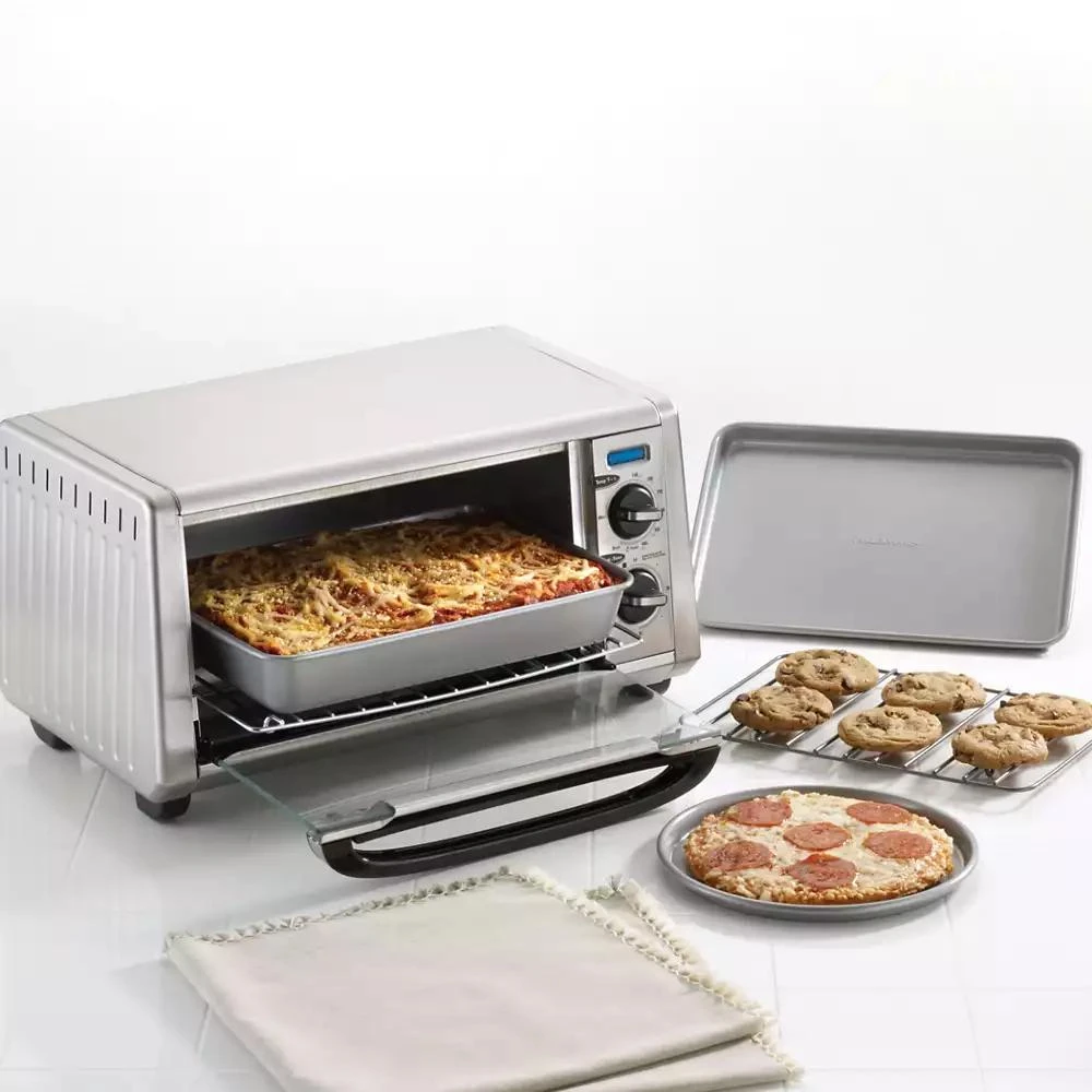 商品Farberware|Nonstick 4-Piece Toaster Oven Set,价格¥141,第2张图片详细描述