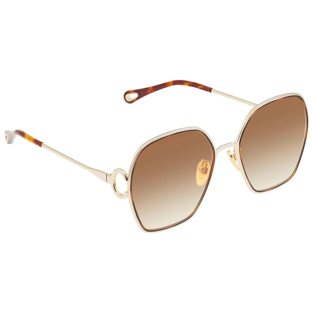 商品Chloé|Chloe Orange Butterfly Ladies Sunglasses CH0146S 002 58,价格¥2025,第1张图片