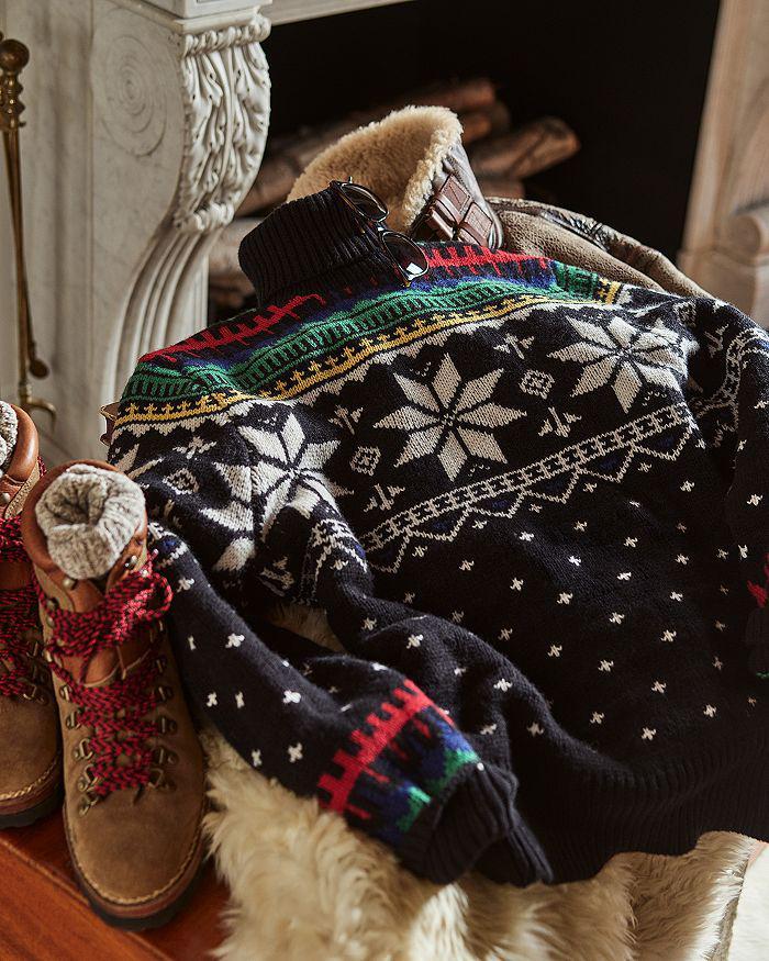 商品Ralph Lauren|Wool Fair Isle Intarsia Knit Regular Fit Turtleneck Sweater,价格¥1975,第5张图片详细描述
