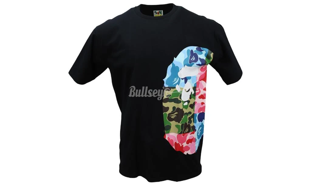 商品Bape|Bape ABC Crazy Camo Side Big Ape Head Black T-Shirt,价格¥1383,第1张图片