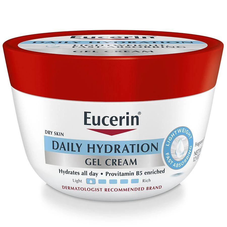 商品Eucerin|Daily Hydration Gel Cream, Body Moisturizer for Dry Skin,价格¥111,第1张图片