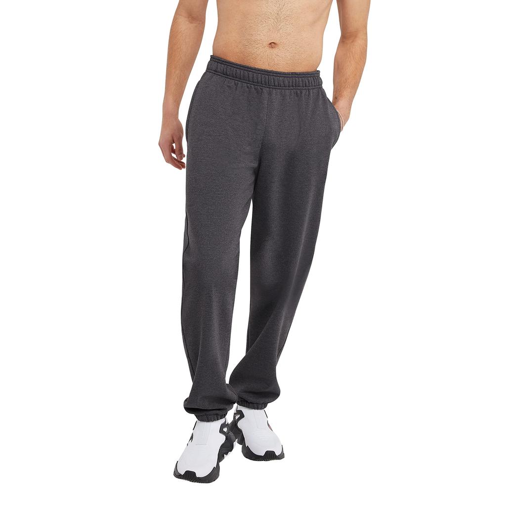 Champion Men's Sweatpants, Powerblend Relaxed Bottom Sweatpants, Best Comfortable Sweatpants for Men, 31" Inseam商品第1张图片规格展示