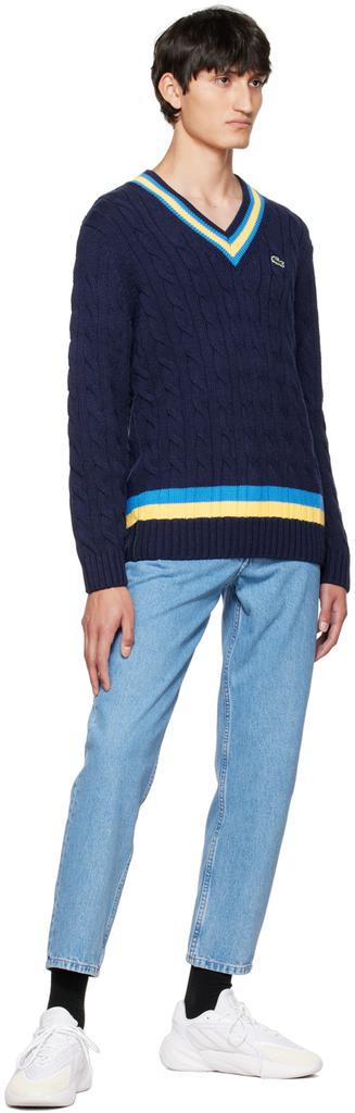 商品Lacoste|Navy Classic Sweater,价格¥725,第6张图片详细描述