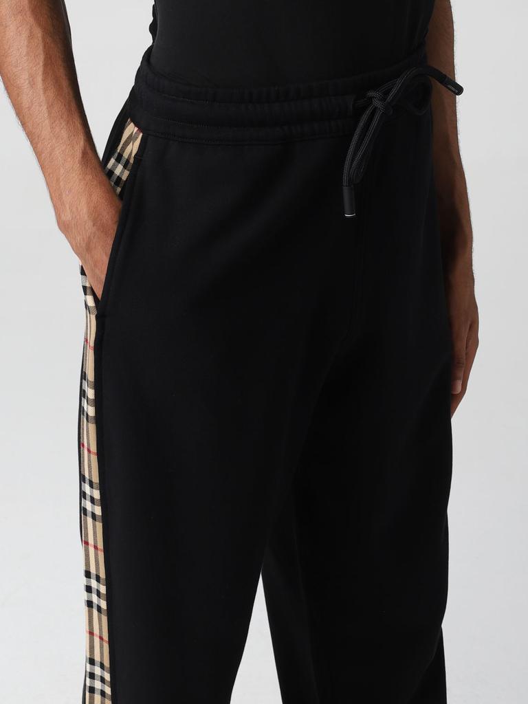 Burberry jogging trousers with check bands商品第5张图片规格展示
