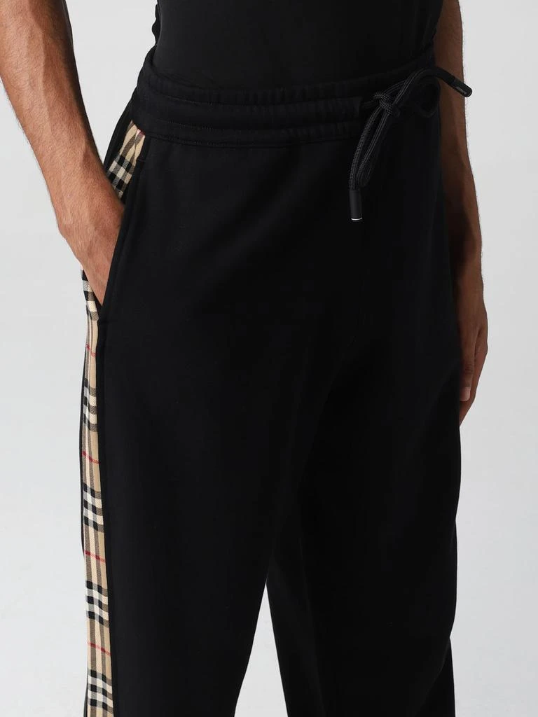 商品Burberry|Burberry jogging trousers with check bands,价格¥2972,第5张图片详细描述