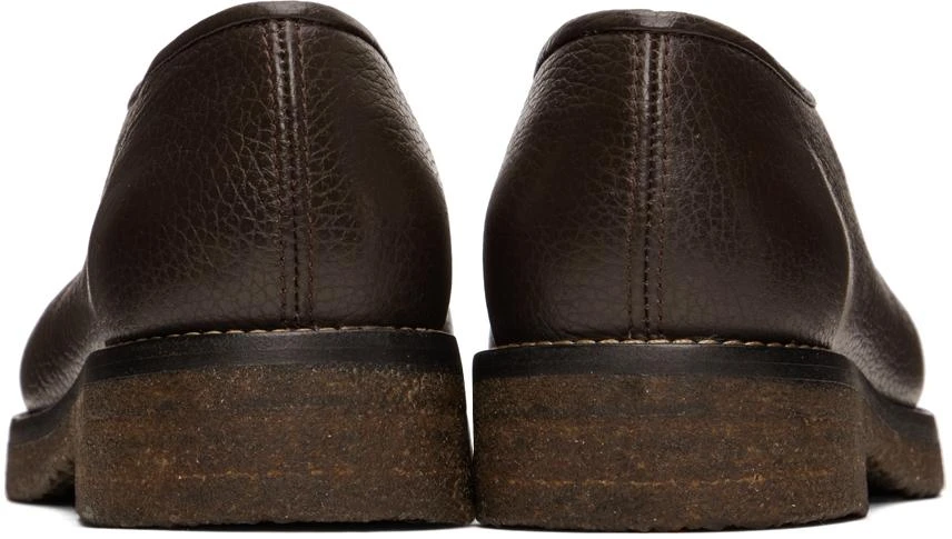 商品Lemaire|Brown Piped Slippers,价格¥3084,第2张图片详细描述