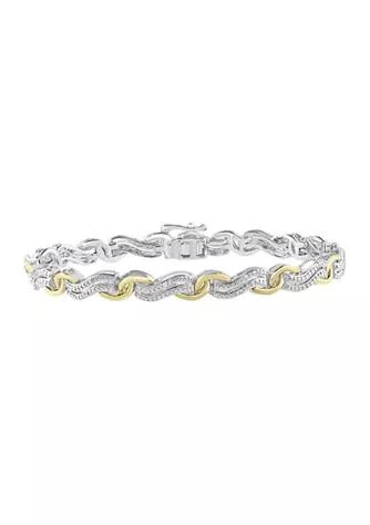 商品Effy|Sterling Silver 1 5 Ct. T.w. Diamond Bracelet,价格¥5250,第1张图片