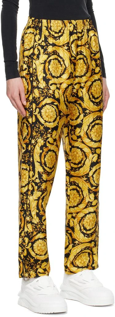 商品Versace|黑色 & 金色 Barocco 睡裤,价格¥6796,第2张图片详细描述