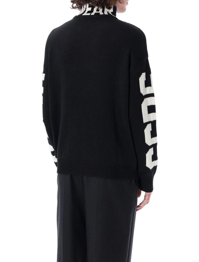 商品GCDS|GCDS Logo Intarsia High Neck Jumper,价格¥1452-¥2497,第3张图片详细描述