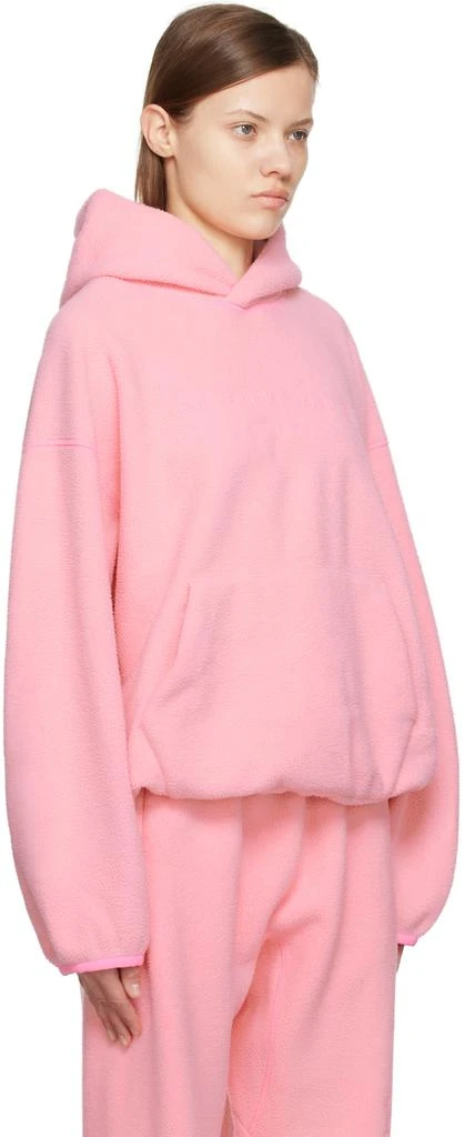 商品Alexander Wang|Pink Embossed Hoodie,价格¥1792,第2张图片详细描述