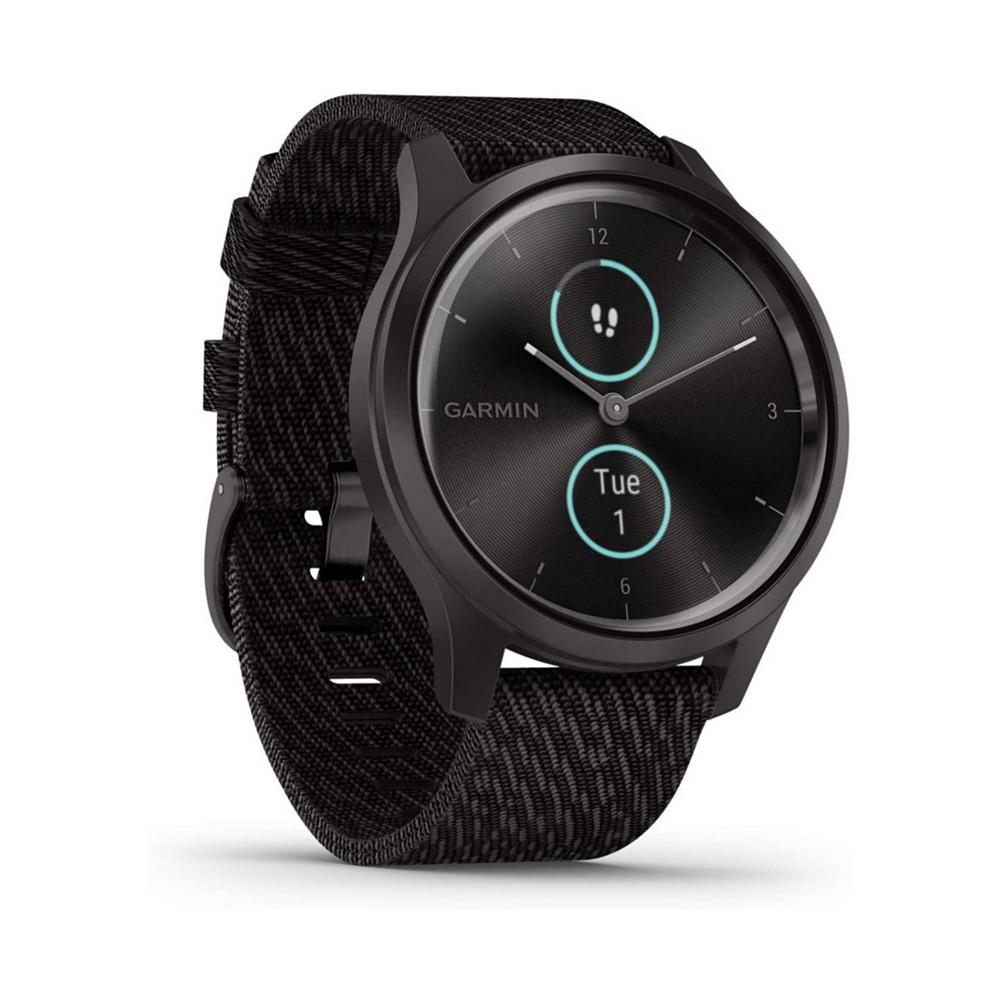 Unisex Vivomove 3 Style Black Nylon Strap Smart Watch 24.1mm商品第3张图片规格展示