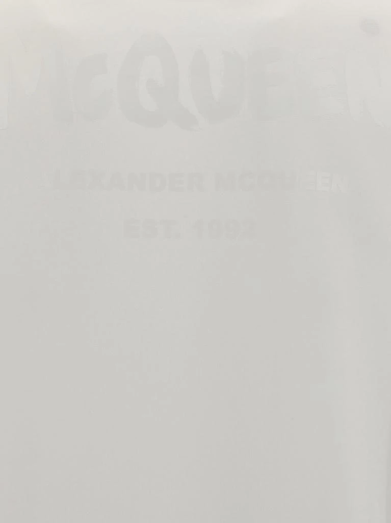 商品Alexander McQueen|Alexander McQueen Back Logo Printed T-Shirt,价格¥1408,第3张图片详细描述