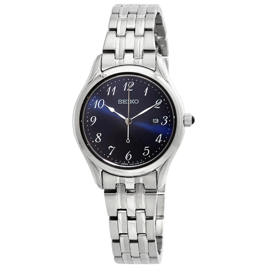 商品Seiko|Seiko Quartz Blue Dial Ladies Watch SUR641P1,价格¥976,第1张图片