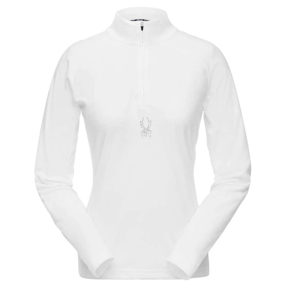 商品Spyder|Spyder Women's Shimmer Zip T-Neck Top,价格¥442,第1张图片