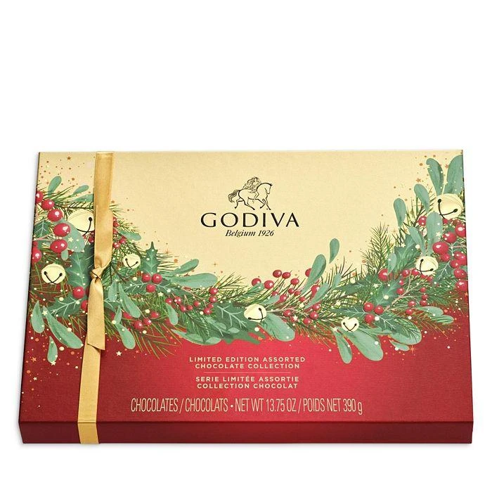 商品Godiva|Holiday Wreath Chocolate Assortment Gift Box, 36 Piece,价格¥489,第1张图片