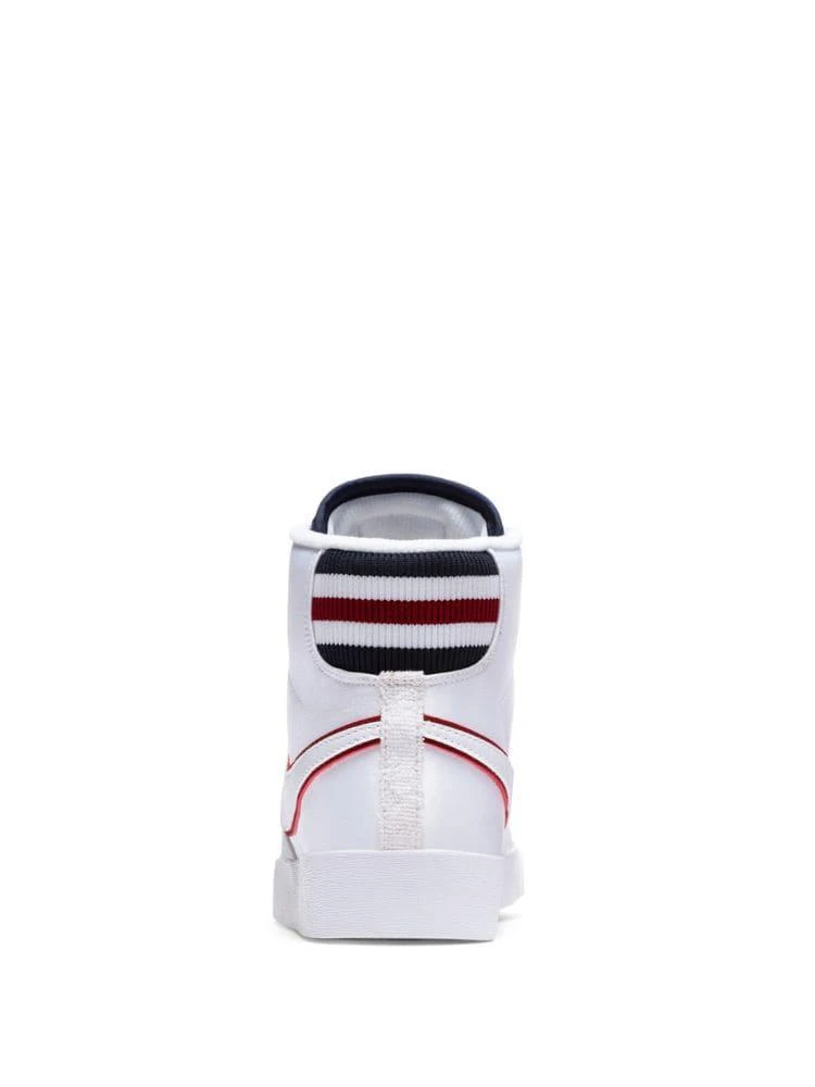 商品NIKE|Blazer Mid Premium Leather and Satin Sneakers,价格¥331,第3张图片详细描述
