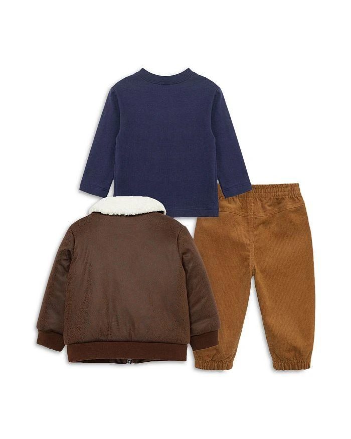 商品Little Me|Boys' Aviator Jacket, Plane Tee & Pants Set - Baby  ,价格¥229,第2张图片详细描述