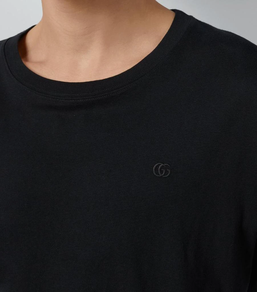 商品Gucci|Embroidered Double G T-Shirt,价格¥3862,第5张图片详细描述