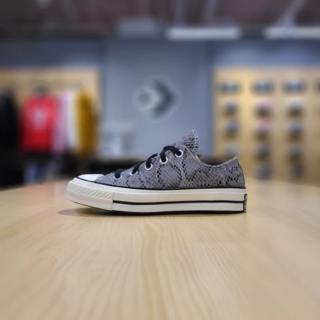 【韩国直邮|包邮包税】匡威[CHUNK TAYLOR] 共用 CONVERSE CHUNK TAYLOR 70 ACAEVE 围式 瓷砖 灰色 LOW 帆布鞋 170104C 商品