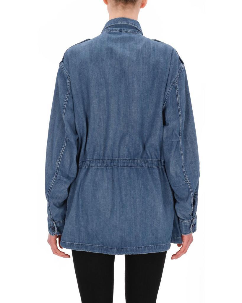 商品Ralph Lauren|Ralph L AU Ren Women's  Blue Cotton Jacket,价格¥2872-¥2876,第6张图片详细描述