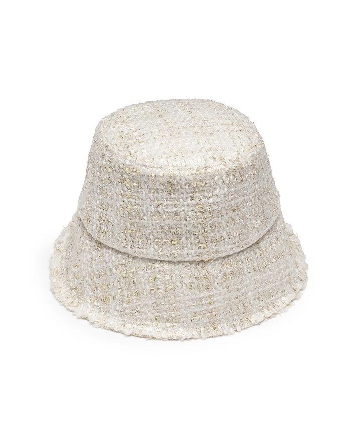 商品Eugenia Kim|Yuki Sequined Tweed Bucket Hat,价格¥1725,第1张图片详细描述