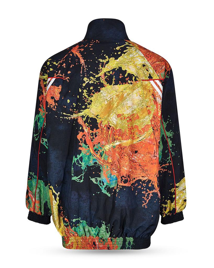 Oversized Splash Print Track Jacket商品第2张图片规格展示