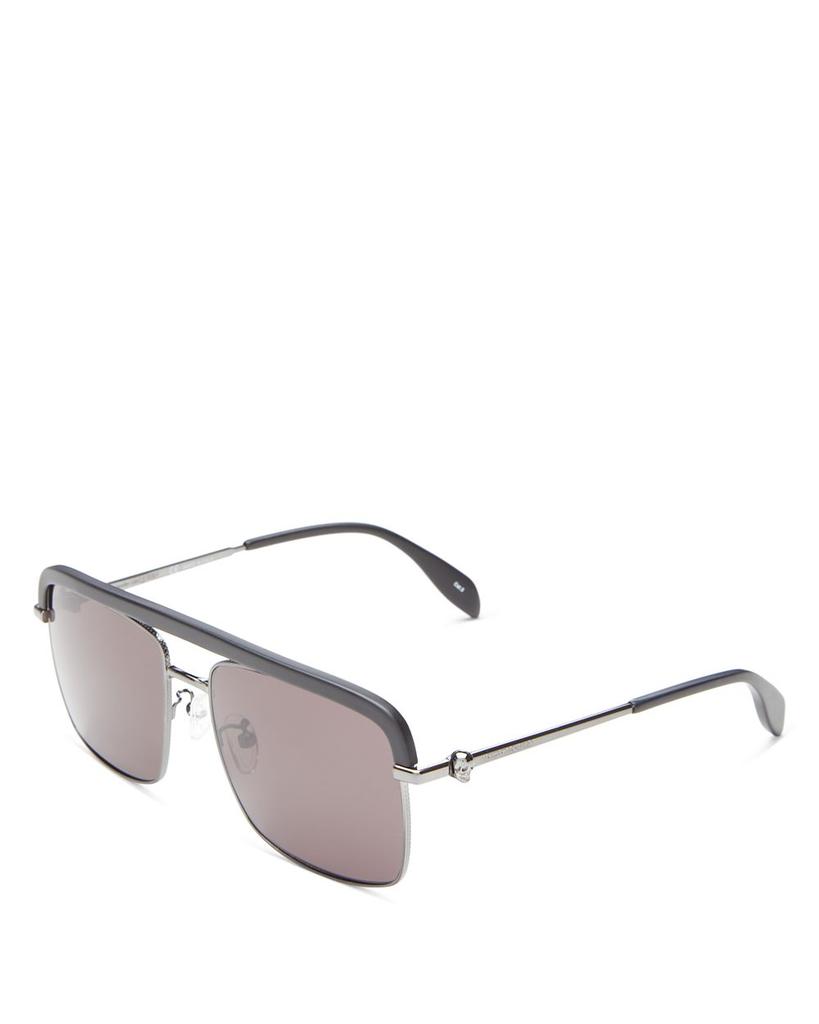 Men's Brow Bar Aviator Sunglasses, 59mm商品第3张图片规格展示