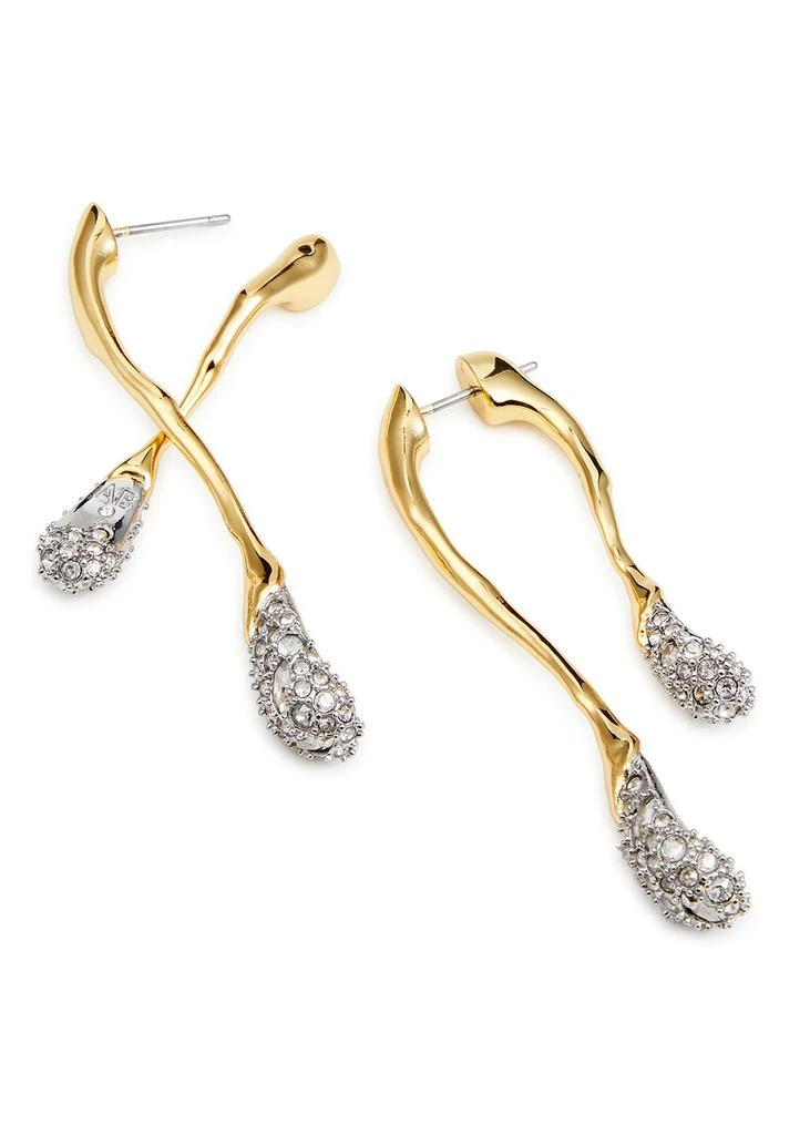 商品Alexis Bittar|Solanales 14kt gold-plated double drop earrings,价格¥2668,第3张图片详细描述