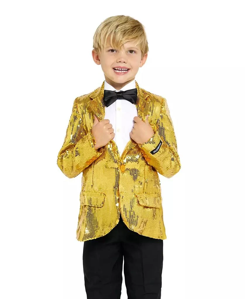 商品Suitmeister|Big Boys Sequin Party Stylish Fit Jacket Blazer,价格¥337,第4张图片详细描述