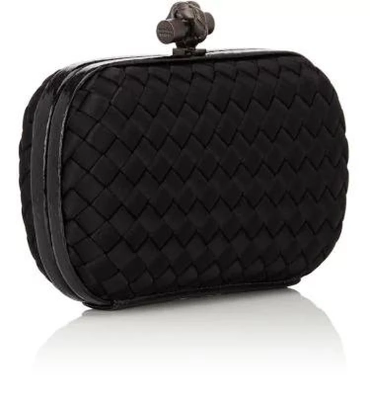 商品Bottega Veneta|Intreccio Impero Satin Clutch,价格¥9214,第3张图片详细描述