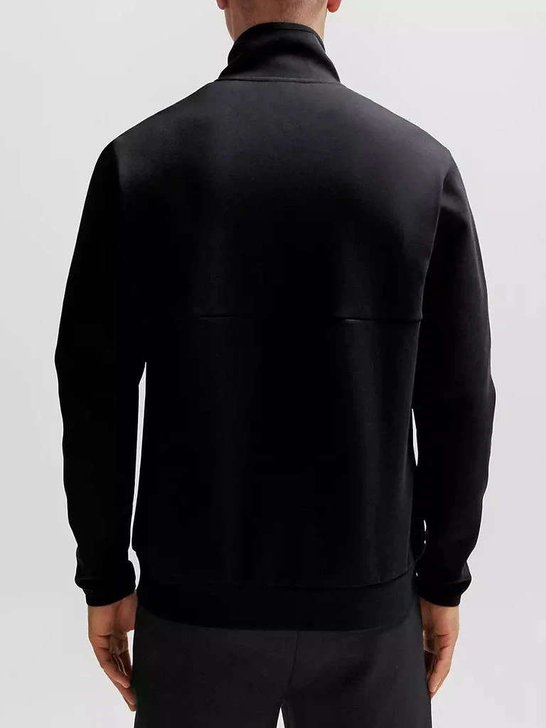 商品Hugo Boss|Zip-Up Sweatshirt with Logo Print,价格¥1681,第4张图片详细描述