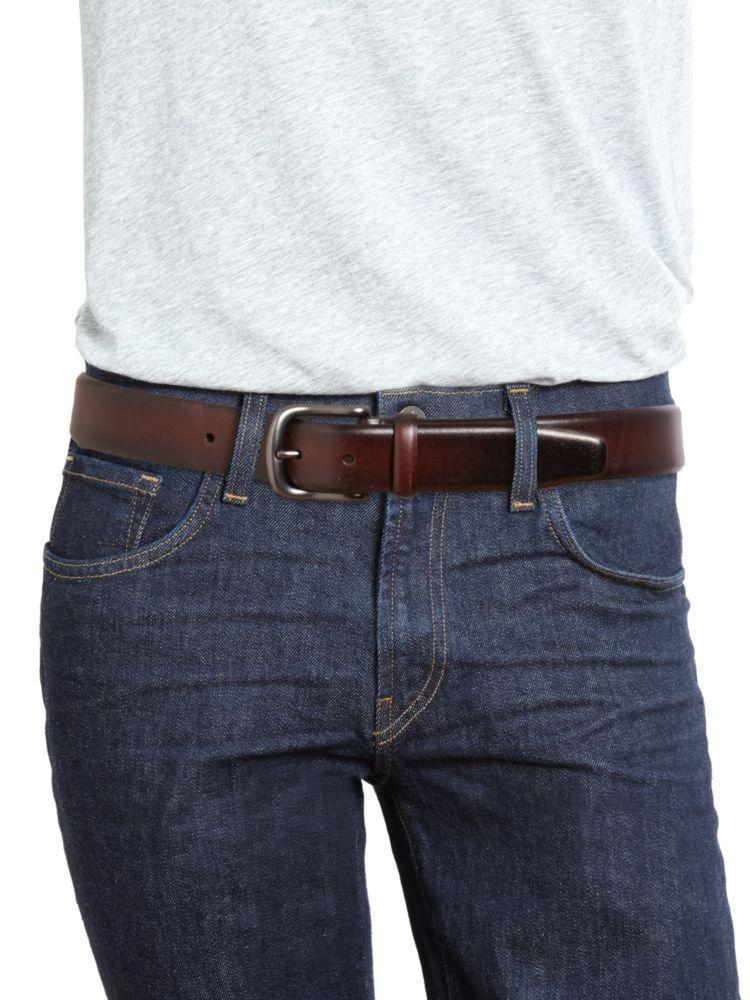 商品Saks Fifth Avenue Collection|Burnished Leather Belt,价格¥319,第3张图片详细描述
