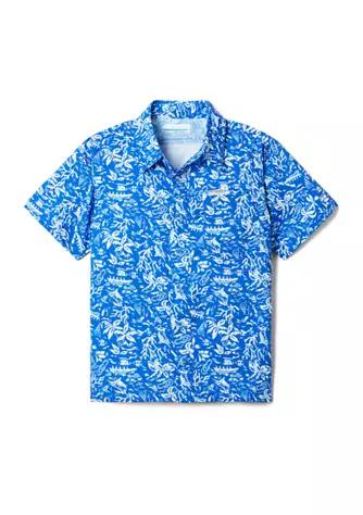 Boys 6-7 Super Slack Tide™ Short Sleeve Camp Shirt商品第1张图片规格展示