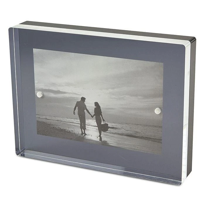 商品Tizo|Lucite 2 Tone Black Picture Frame, 4" x 6",价格¥665,第1张图片