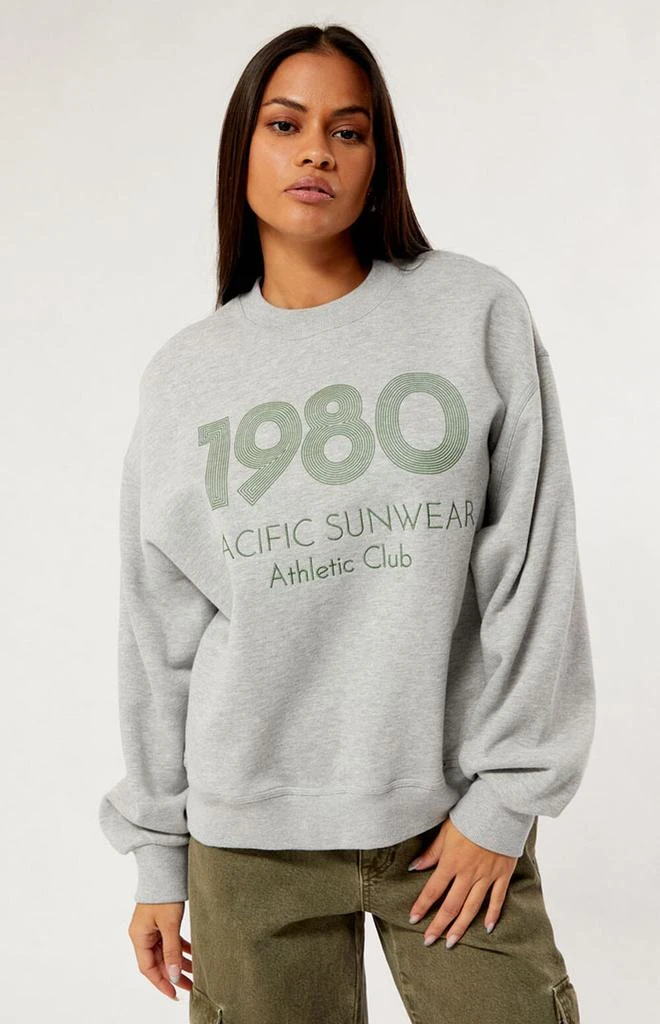 商品PacSun|1980 Pacific Sunwear Athletic Club Crew Neck Sweatshirt,价格¥348,第2张图片详细描述