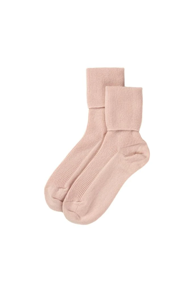 商品Johnstons of Elgin|Blush womens cashmere socks,价格¥546,第1张图片